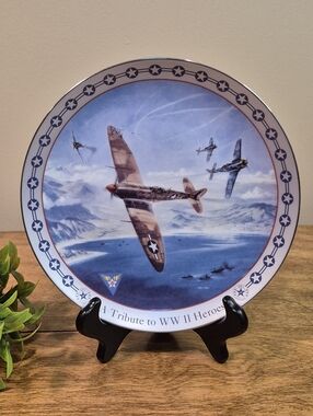 THE BRADFORD EXCHANGE Vintage  Collector Plate 'One Heck of a Deflection Shot'